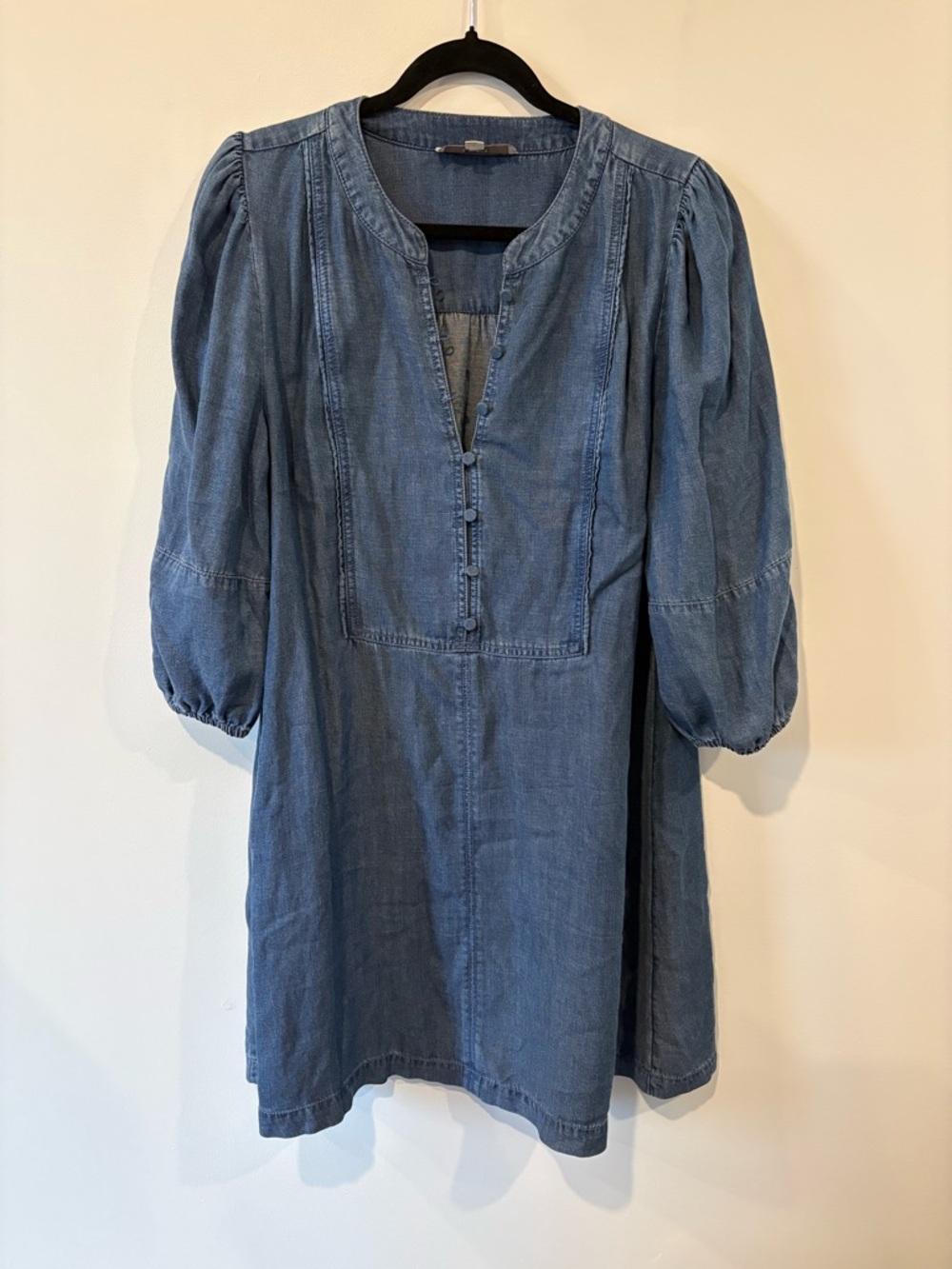 LOFT Blue Denim Tunic Dress